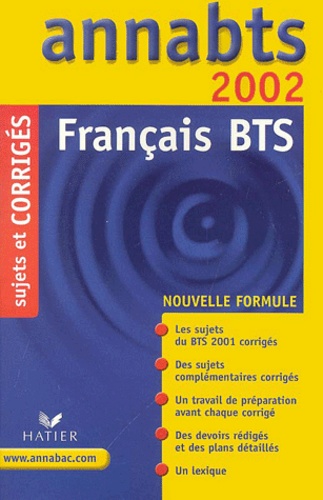 Français Bts - Sujets Et Corrigés 2002
