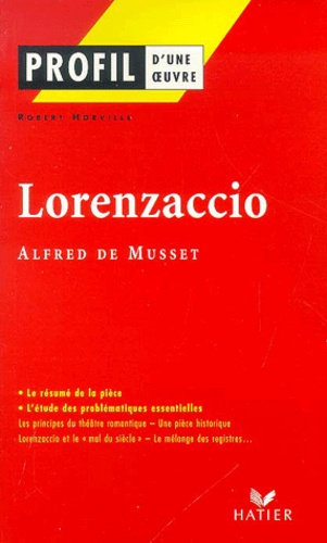 Occasion Lorenzaccio, Alfred De Musset