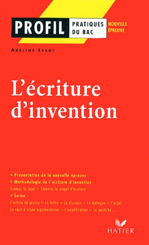 L'écriture D'invention