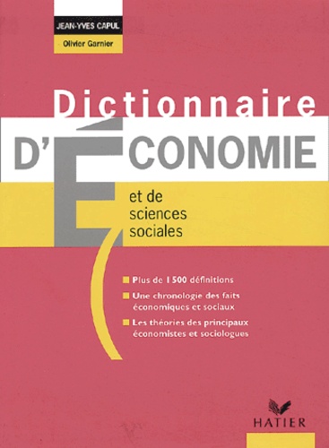 Dictionnaire D'économie Et De Sciences Sociales