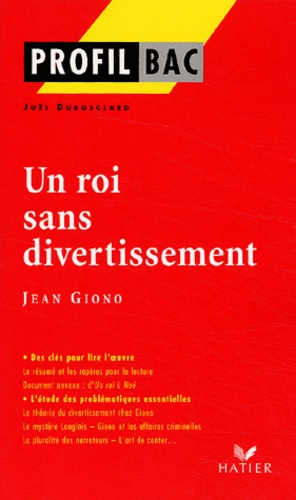 Un Roi Sans Divertissement De Jean Giono