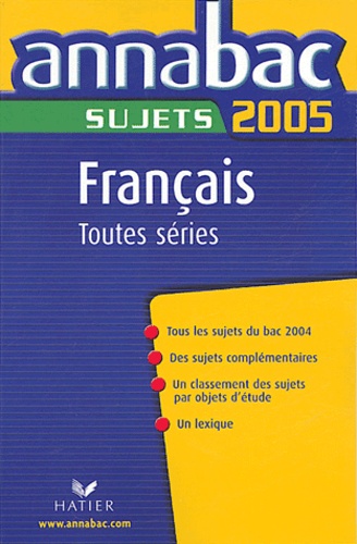 Français 1e Toutes Séries - Sujets