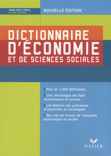 Dictionnaire D'économie Et De Sciences Sociales