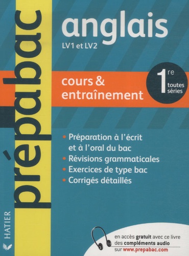 Anglais 1e Toutes Séries - Cours & Entraînement