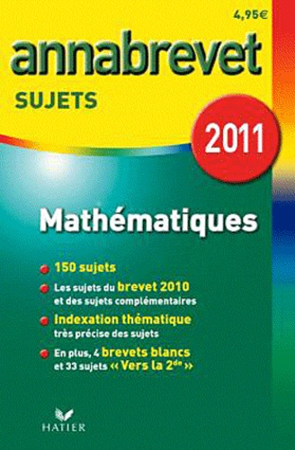 Mathématiques - Sujets 2011