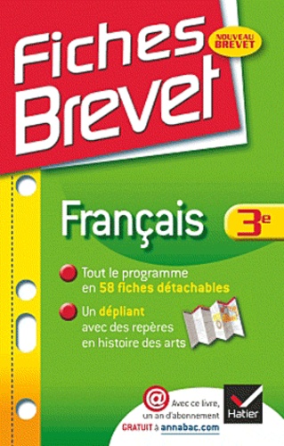 Fiches Brevet Français 3e