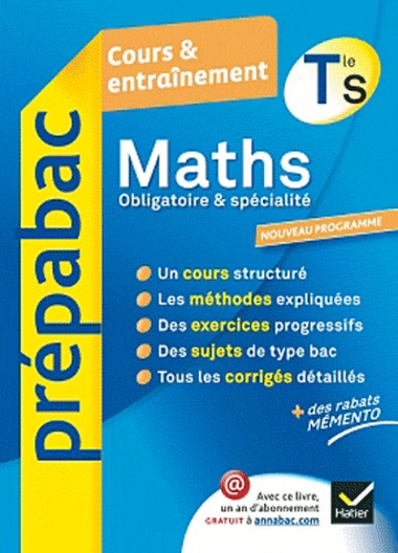 Mathématiques Tle S Enseignement Obligatoire Et Spécialité