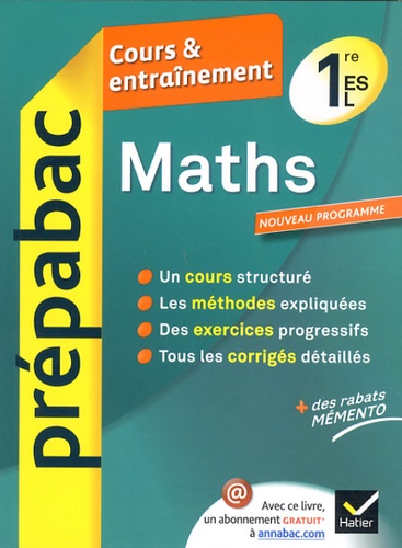 Mathématiques 1e Es, L