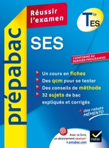 Sciences Économiques Et Sociales Tle Es - Réussir L'examen