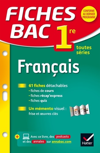 Fiches Bac 1re, Français
