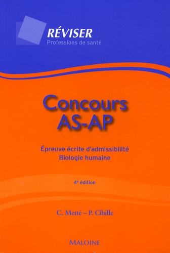 Concours As-Ap - Epreuve Écrite D'admissibilité - Biologie Humaine