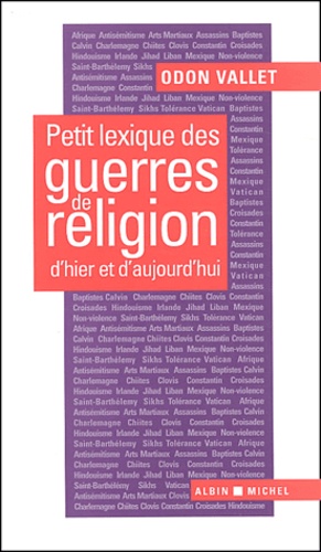 Petit Lexique Des Guerres De Religion D'hier Et D'aujourd'hui
