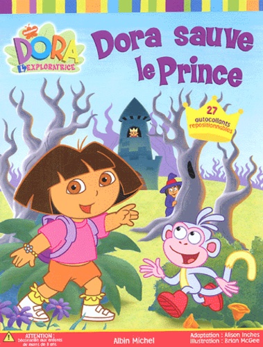 Dora Sauve Le Prince - 27 Autocollants Repositionnables