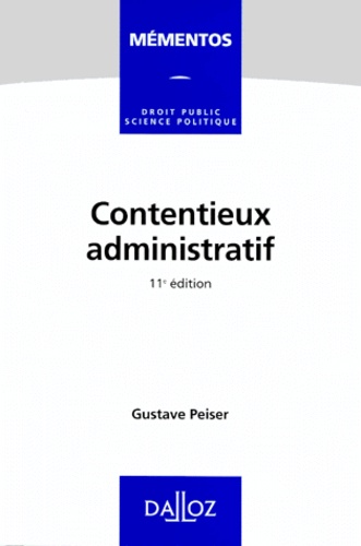 Contentieux Administratif - 11ème Édition