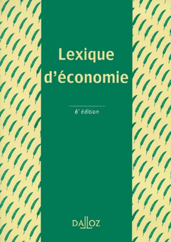Lexique D'économie