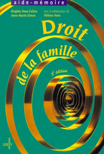 Droit De La Famille - 3ème Édition