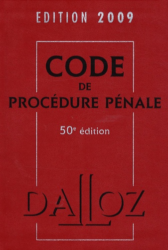 Code De Procédure Pénale 2009