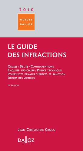 Guide Des Infractions - Edition 2010
