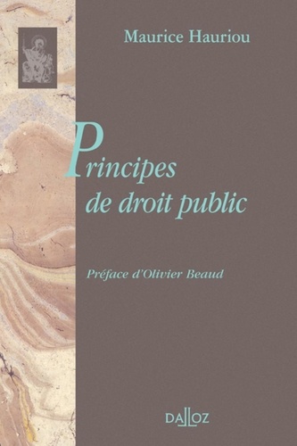 Principes De Droit Public