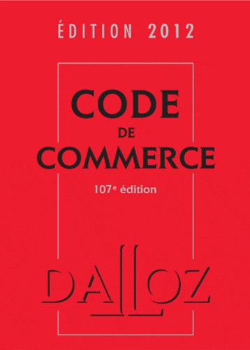 Code De Commerce 2012