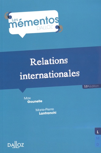Relations Internationales - Memento Dalloz 11e édition
