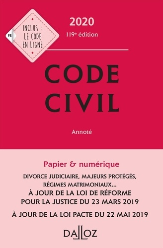Code Civil Annoté - Code Dalloz 2020