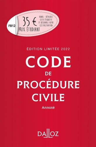 Code De Procédure Civile - Annoté
