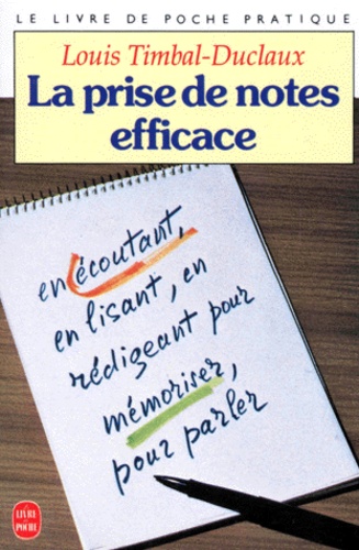 La Prise De Notes Efficace