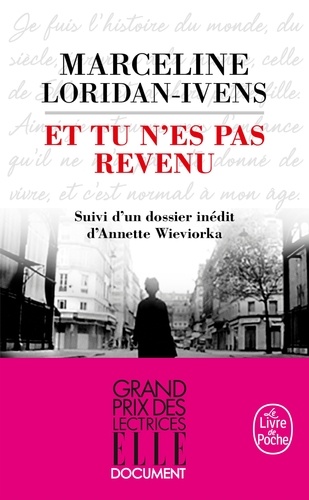 Et Tu N'es Pas Revenu