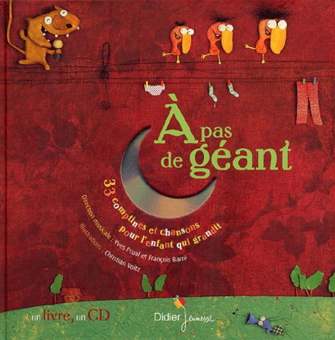 A Pas De Géant - 33 Comptines Et Chansons Pour L'enfant Qui Grandit (1 Cd Audio)