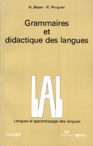 Grammaires Et Didactiques Des Langues