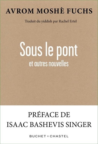 Sous Le Pont Et Autres Nouvelles