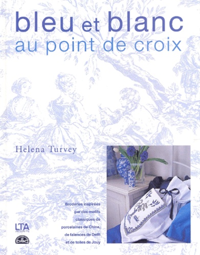 Bleu Et Blanc Au Point De Croix