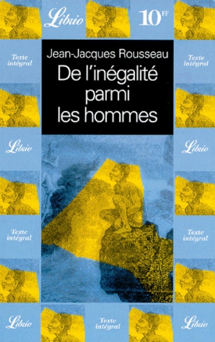 De L'inégalité Parmi Les Hommes