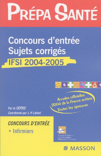 Concours D'entrée Ifsi - Sujets Corrigés