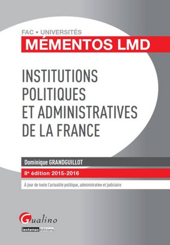 Institutions Politiques Et Administratives De La France 2015-2016