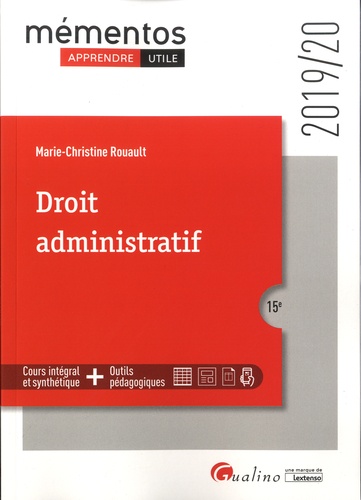 Droit Administratif - Edition 2019-2020