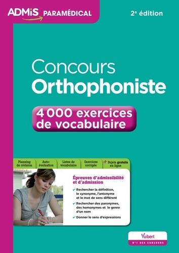 Concours Orthophoniste - 4000 Exercices De Vocabulaire