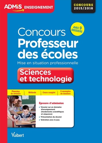 Concours Professeur Des Écoles Sciences Et Technologie - Mise En Situation Professionnelle, Crpe 2015-2016