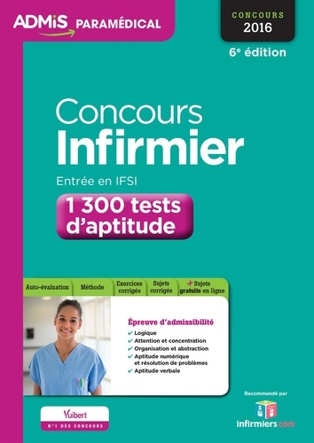 Concours Infirmier - 1300 Tests D'aptitude
