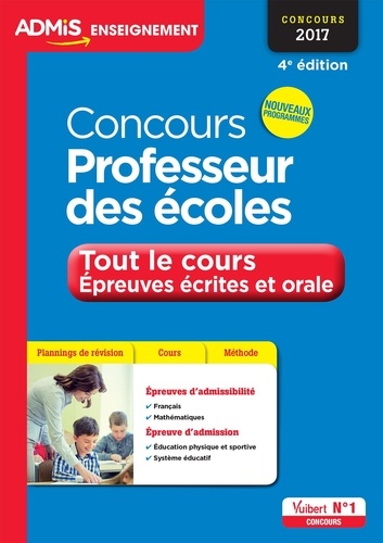 Concours Professeur Des Écoles - Tout Le Cours, Épreuves Écrites Et Orale