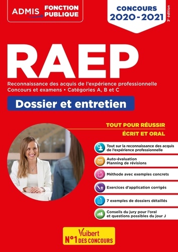 Raep Reconnaissance Des Acquis De L'expérience Professionnelle, Concours Et Examens Catégories A, B Et C - Dossier Et Entretien
