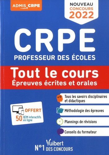 Crpe Professeur Des Écoles - Tout Le Cours - Epreuves Écrites Et Orales