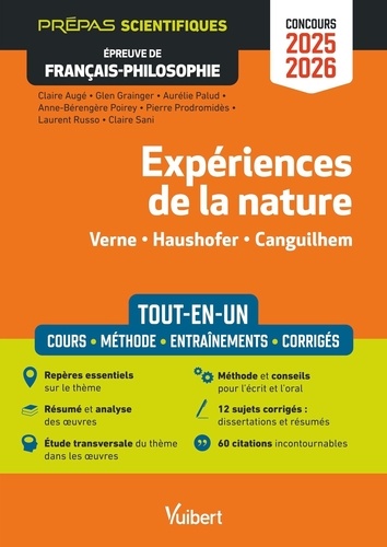 Expériences De La Nature : Verne, Haushofer, Canguilhem - Epreuve De Français-Philosophie