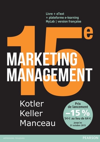 Marketing Management - Livre + Etext + Mylab, Version Française Licence Étudiant 36 Mois