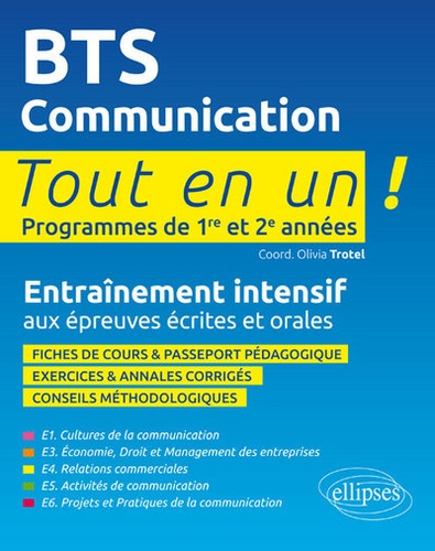 Bts Communication Programmes De 1re Et 2e Années - Entraînement Intensif Aux Épreuves Écrites Et Orales