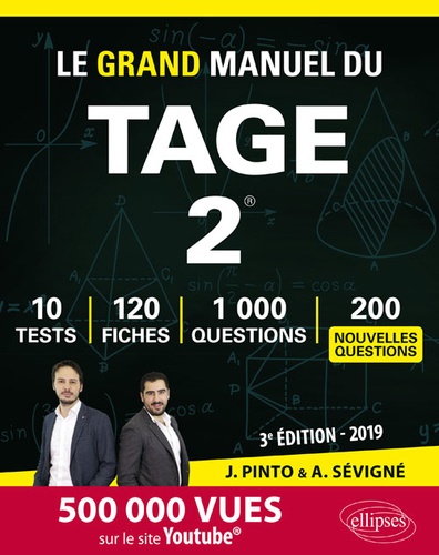 Le Grand Manuel Du Tage 2 - 120 Fiches De Cours, 10 Tests Blancs, 1000 Questions + Corrigés En Vidéo