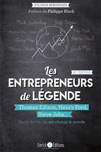 Les Entrepreneurs De Légende - Thomas Edison, Henry Ford, Steve Jobs - Partis De Rien, Ils Ont Changé Le Monde