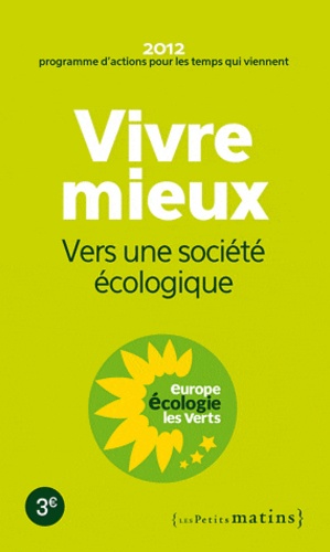 Projet Europe Écologie - Les Verts Pour 2012