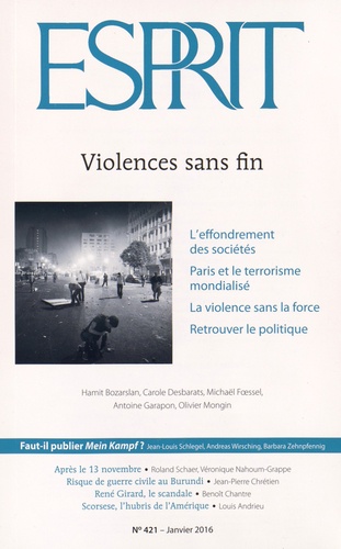 Esprit N° 421, Janvier 2016 - Violences Sans Fin